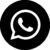 Whatsapp Logo schwarz weiß rund