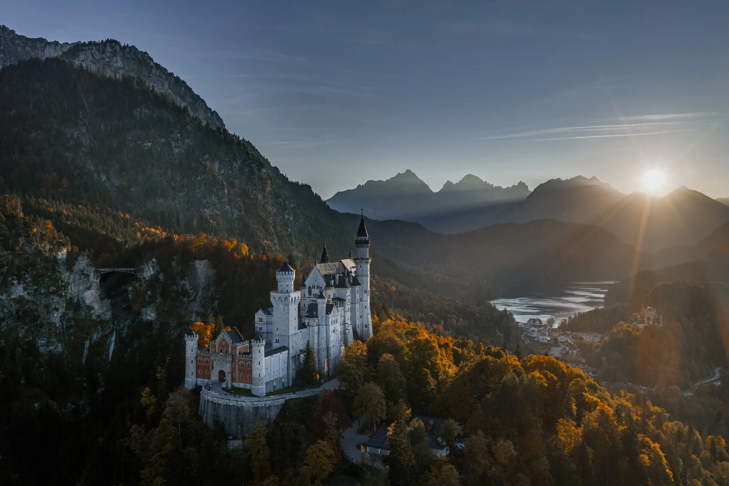 allgaeu castle neuschwanstein drone | Galerie Allgäu