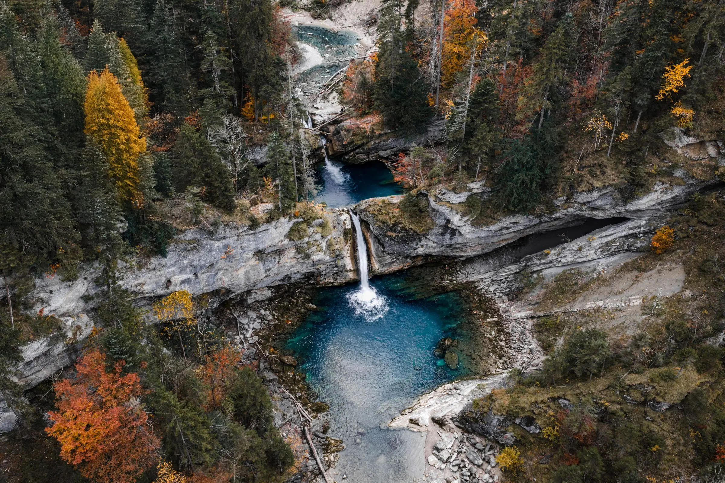 allgaeu waterfall double | Galerie Allgäu