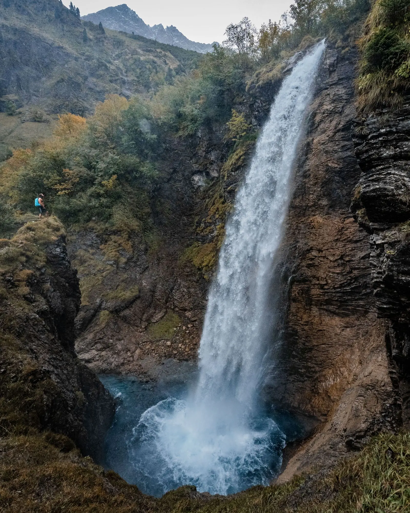 Großer Wasserfall im Allgäu beim wandern - Allgäu Fotograf Kempten