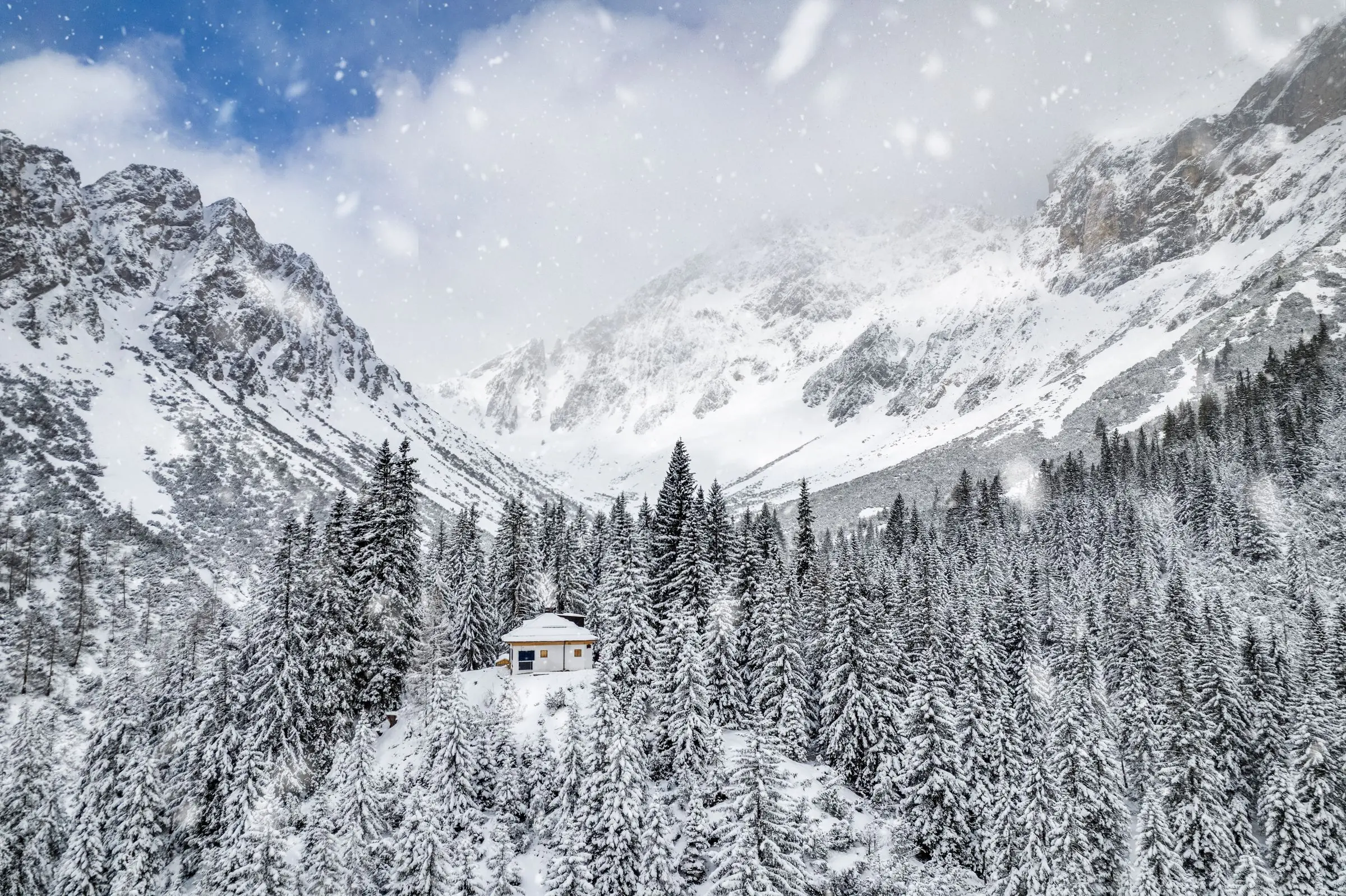 alps austria hut winter | Galerie Alpen