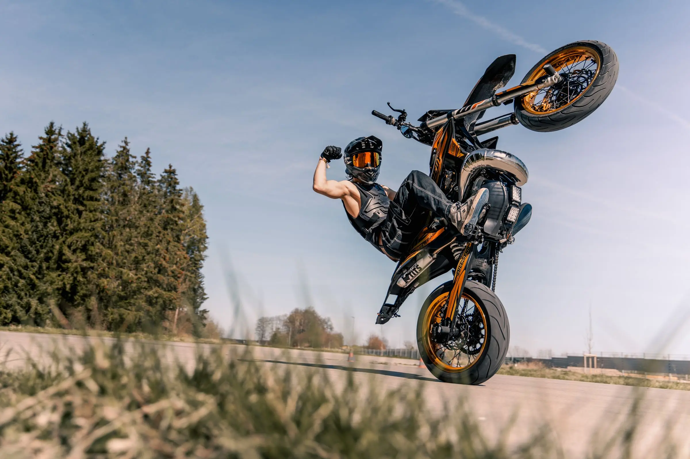 Slow Motion Moment energiegeladen - Sportfotografie
