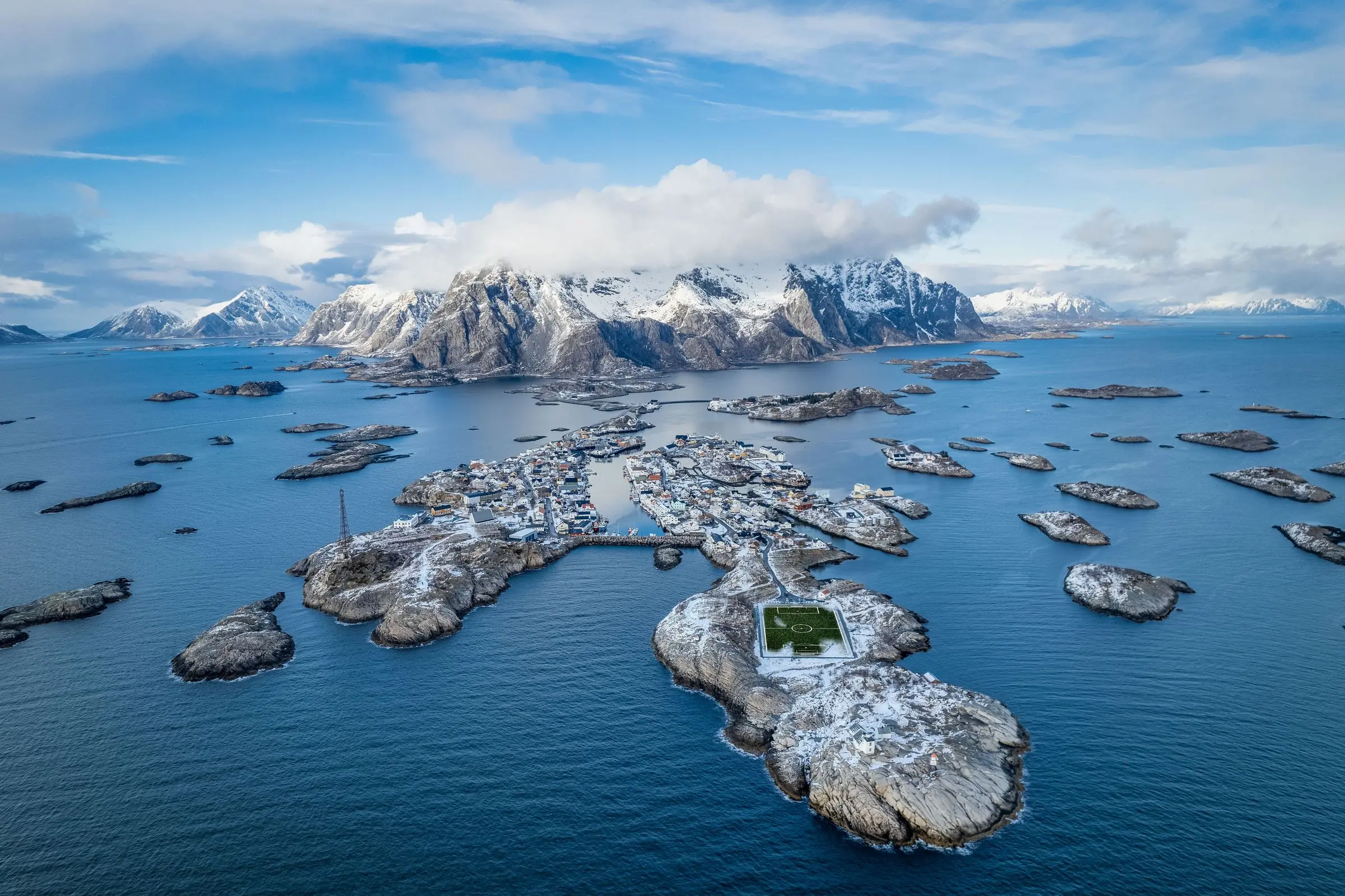 norway football field winter | Galerie Reisen