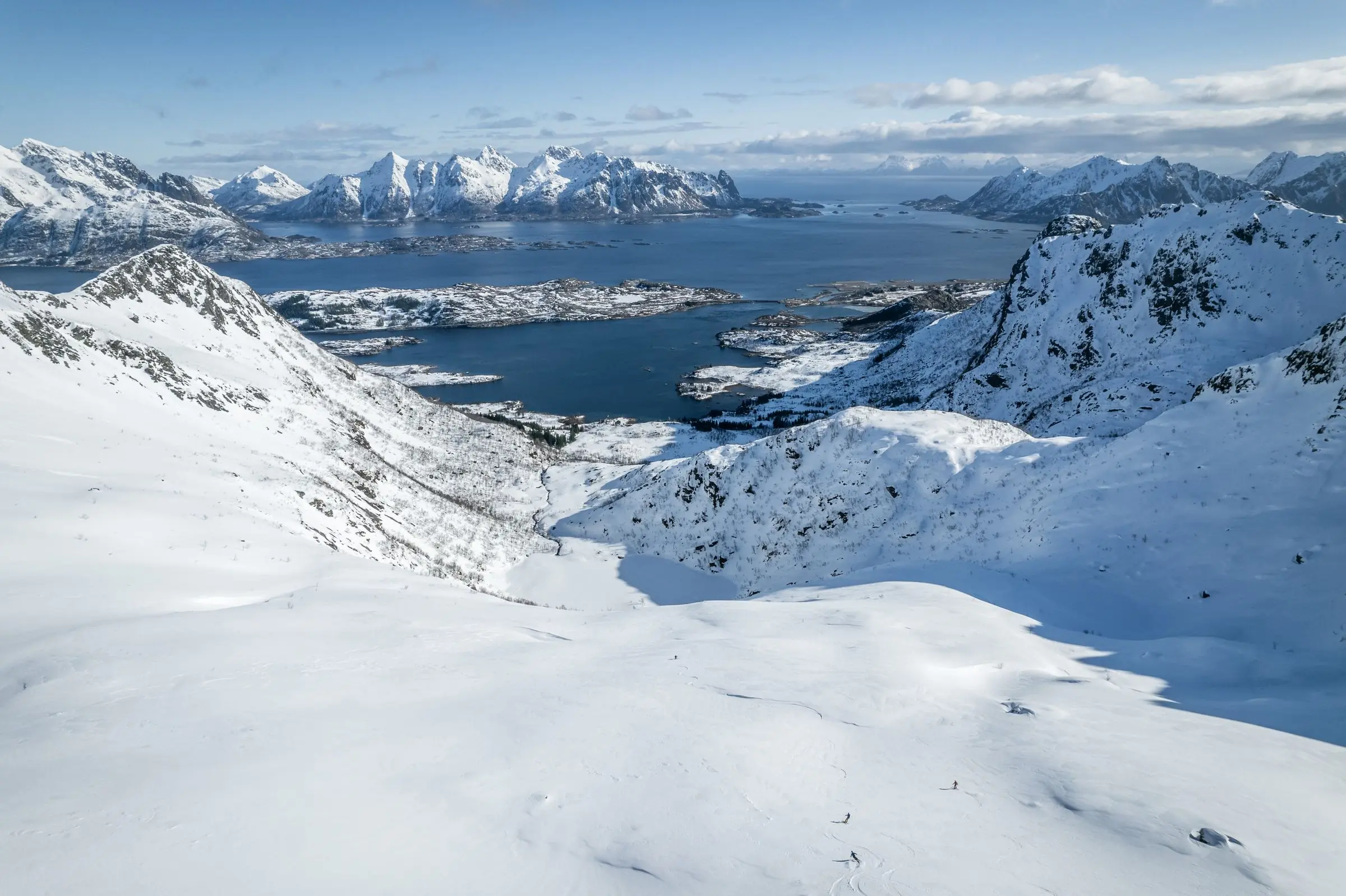 norway lofoten skitour drone | Galerie Reisen