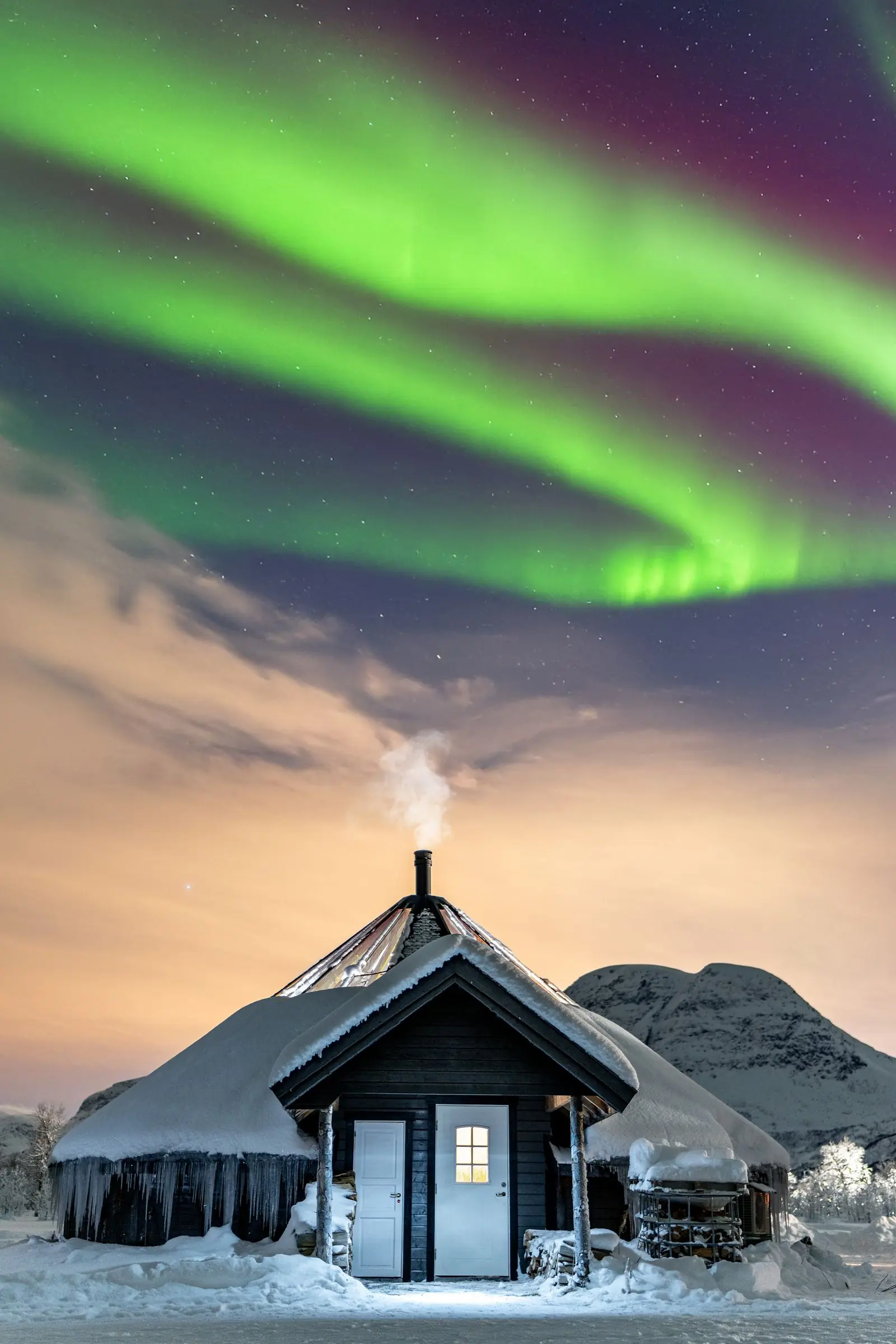 norway northernlights hut | Galerie Reisen