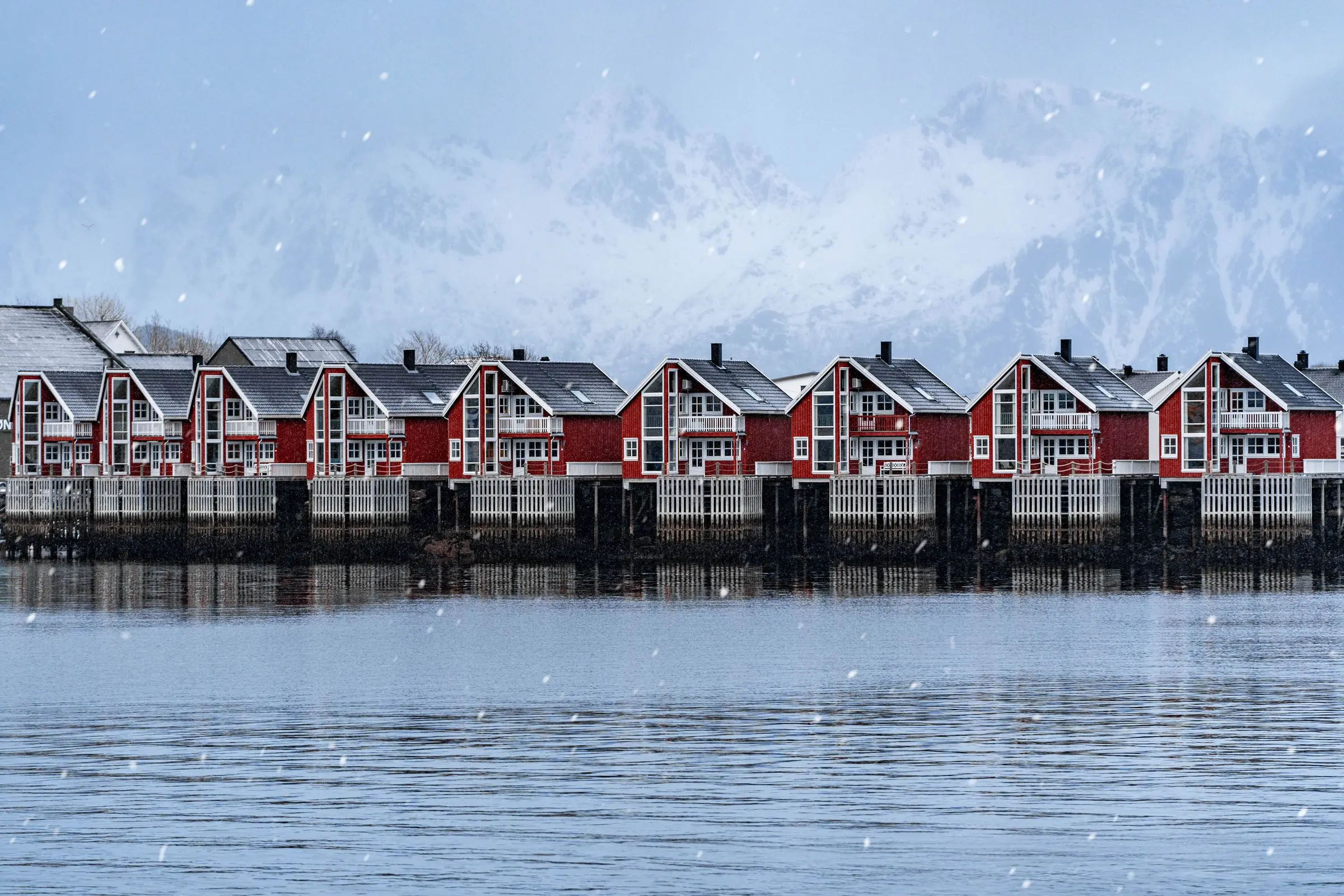 norway red houses | Galerie Reisen