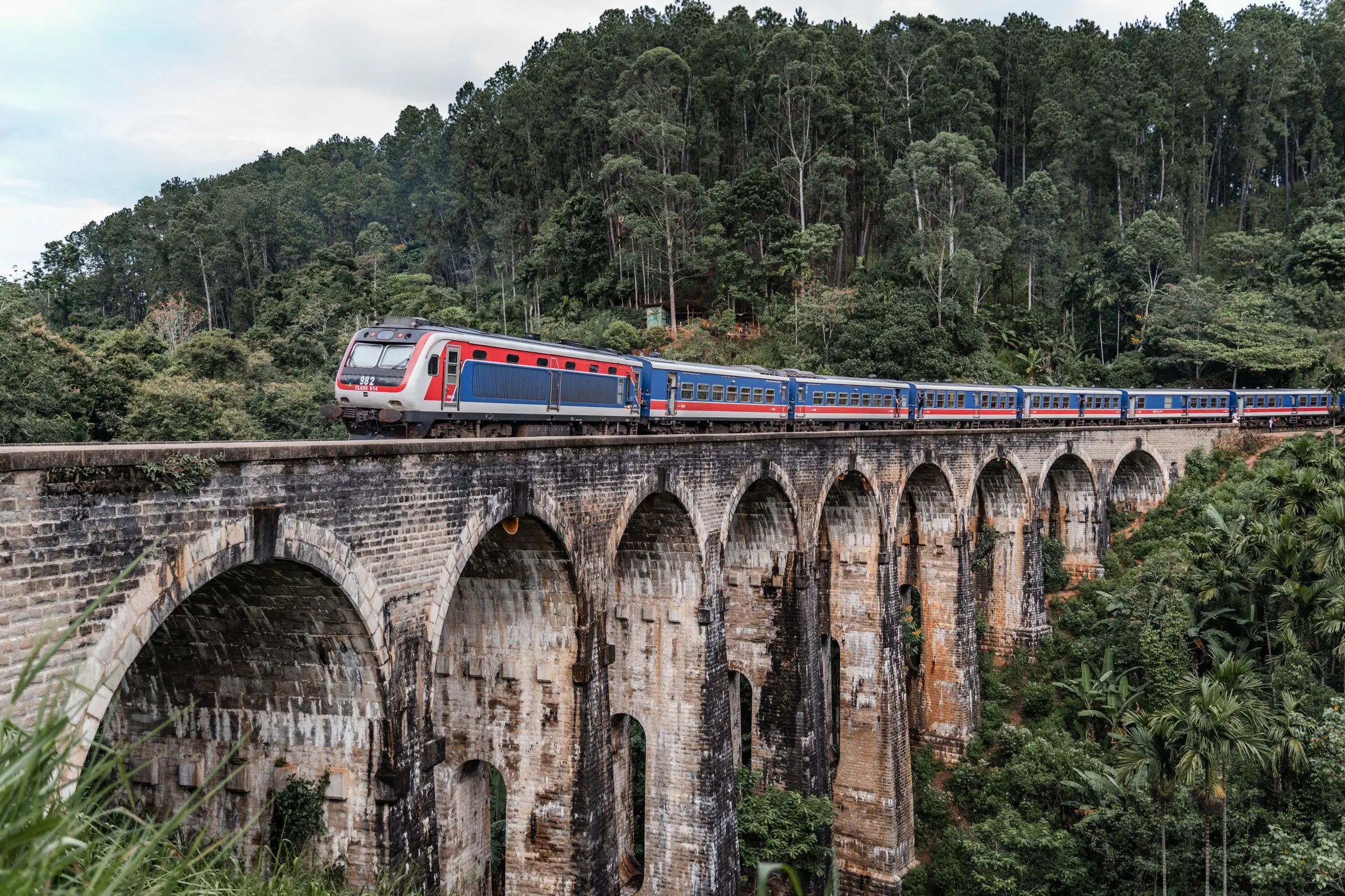 sri lanka bridge nine arch train | Galerie Reisen