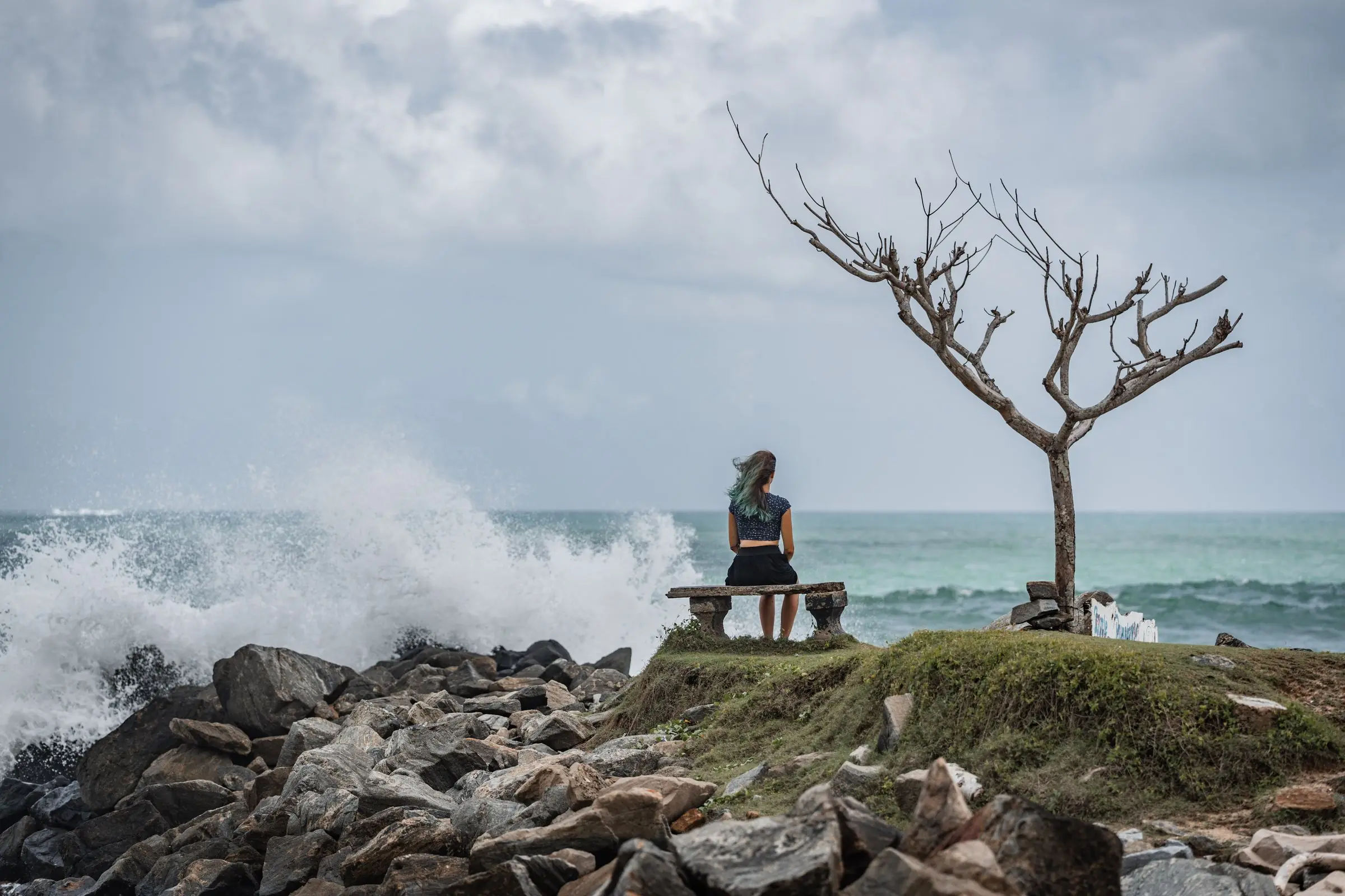 sri lanka ocean stormy | Galerie Reisen