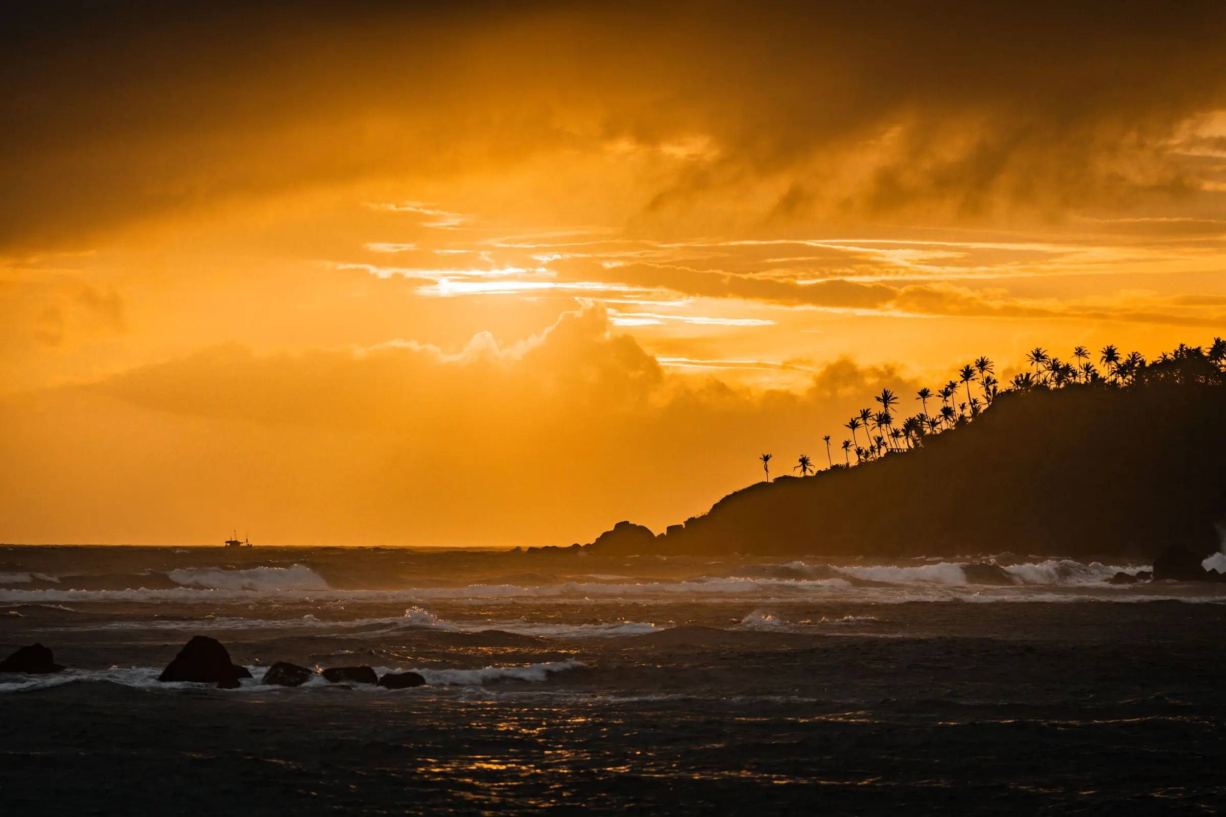 sri lanka ocean sunset | Galerie Reisen